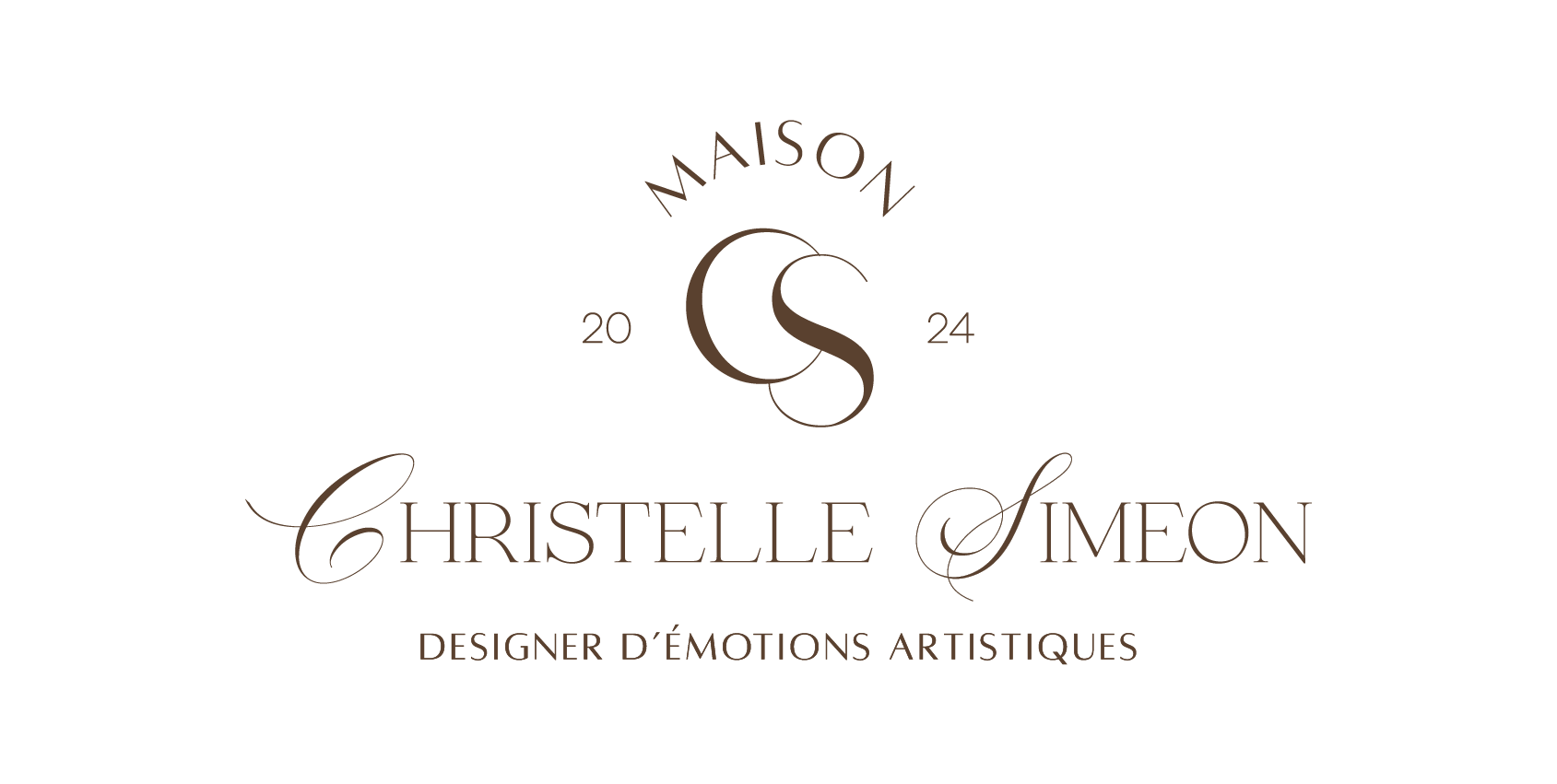 graphiste, web designer, photographe : logo foncé décoratrice d'intérieur